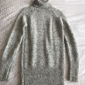 Vintage knit turtleneck dress
